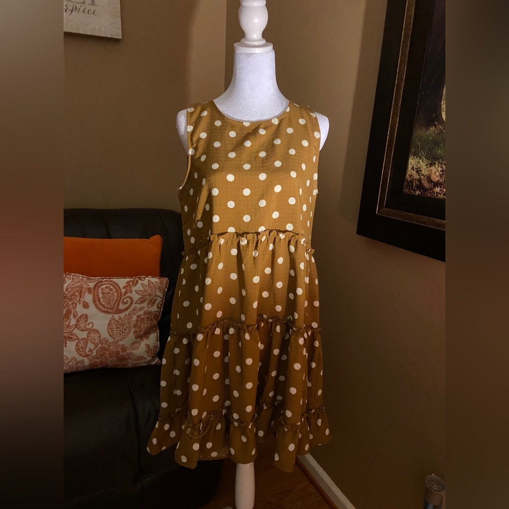 Polka-Dot Dress M